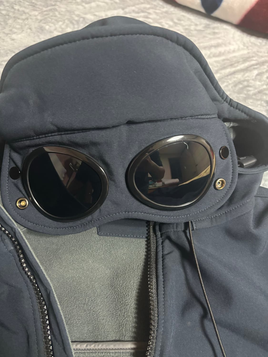 CP컴퍼니 쉘 고글 자켓 네이비 50사이즈 상품이미지6