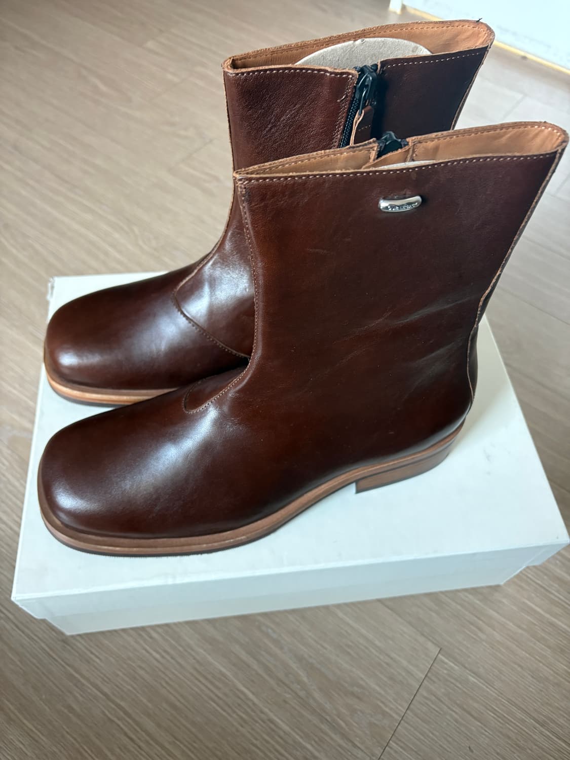 아워레가시 카미온 우드스탁 레더 브라웈 상품이미지2