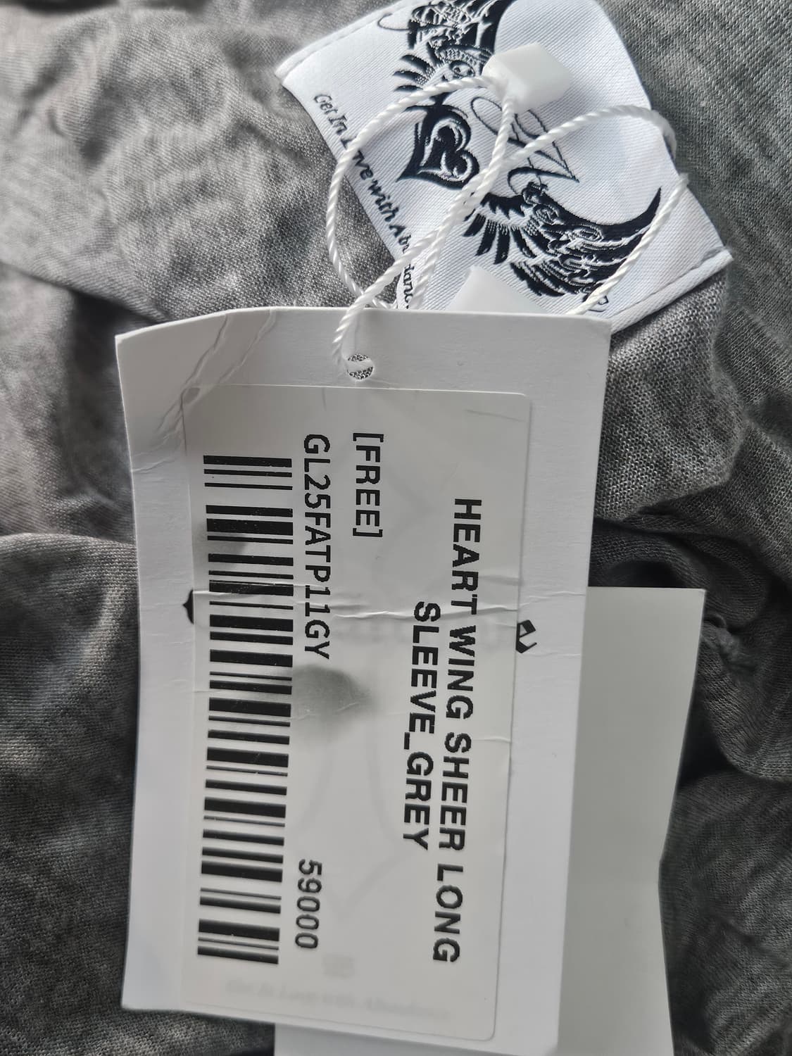 HEART WING SHEER LONG SLEEVE_GREY 상품이미지5