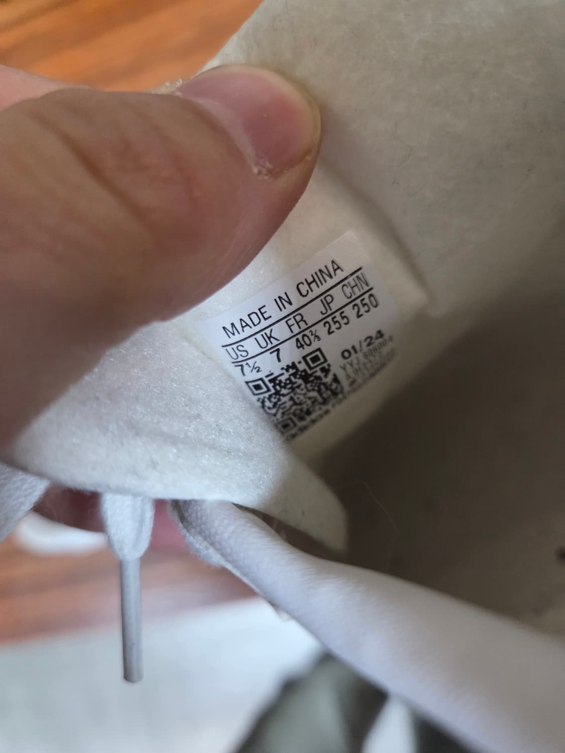 아디다스 가젤 레더 트리플화이트 255 상품이미지7