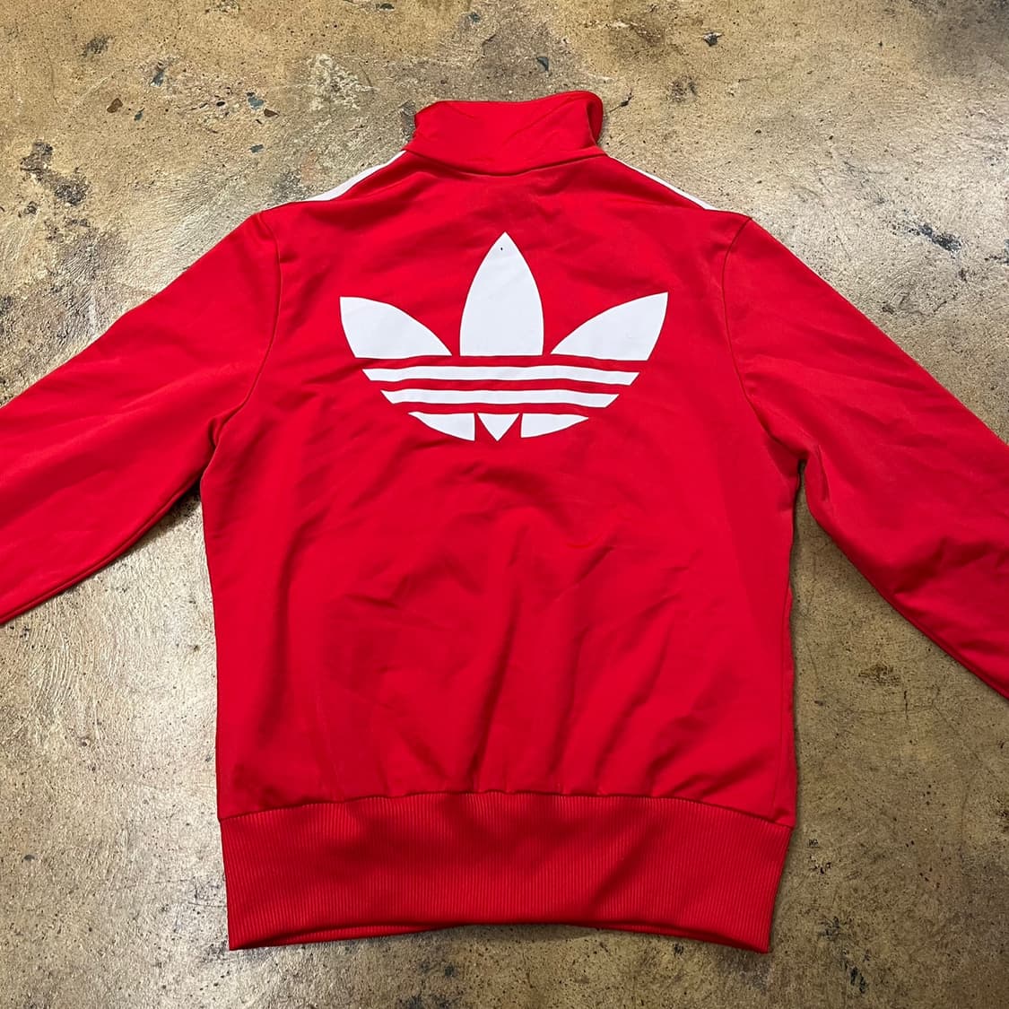 [정품/100] 아디다스 삼선 트랙탑 레드 져지 b8 상품이미지4