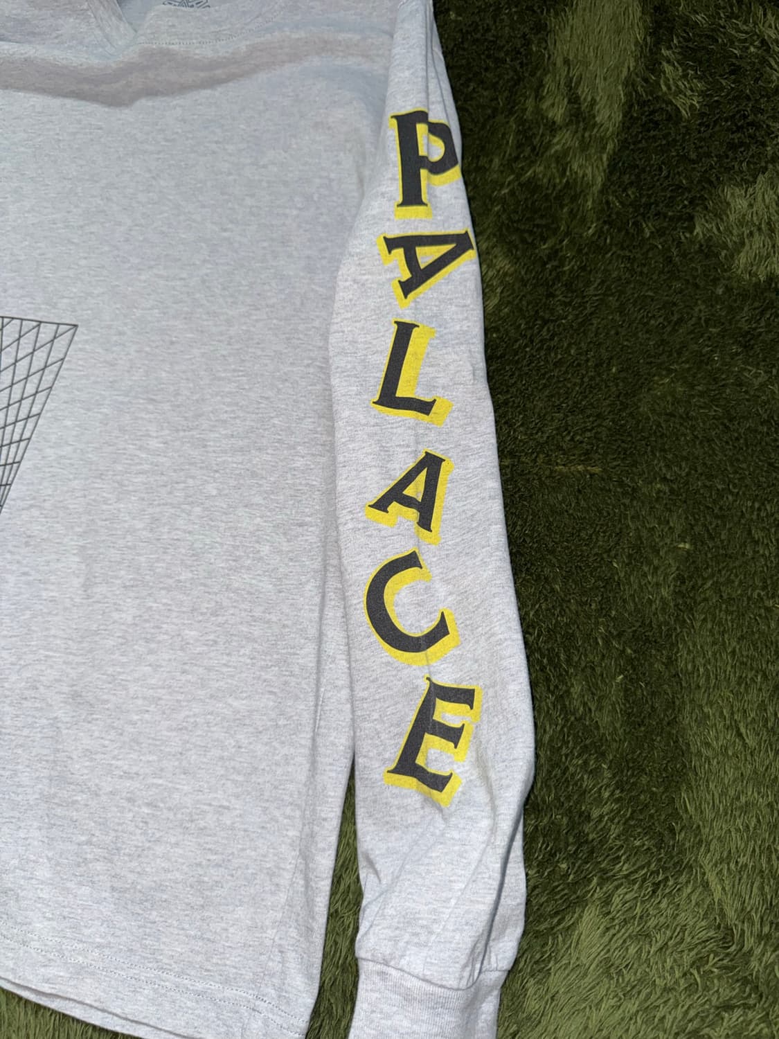 [M] Palace 팔라스 19ss Griddle 그래픽 롱슬리브 그레이 상품이미지5