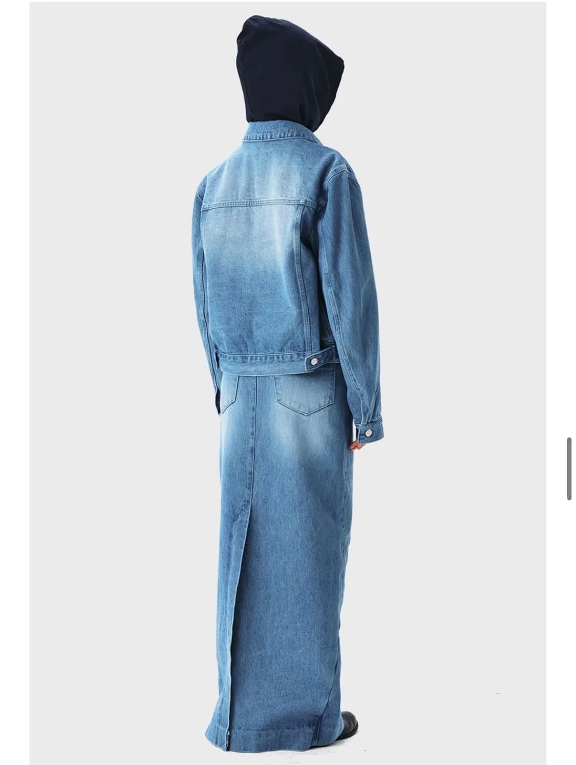 EE DIAGONAL CUT DENIM JACKET (s) 상품이미지5