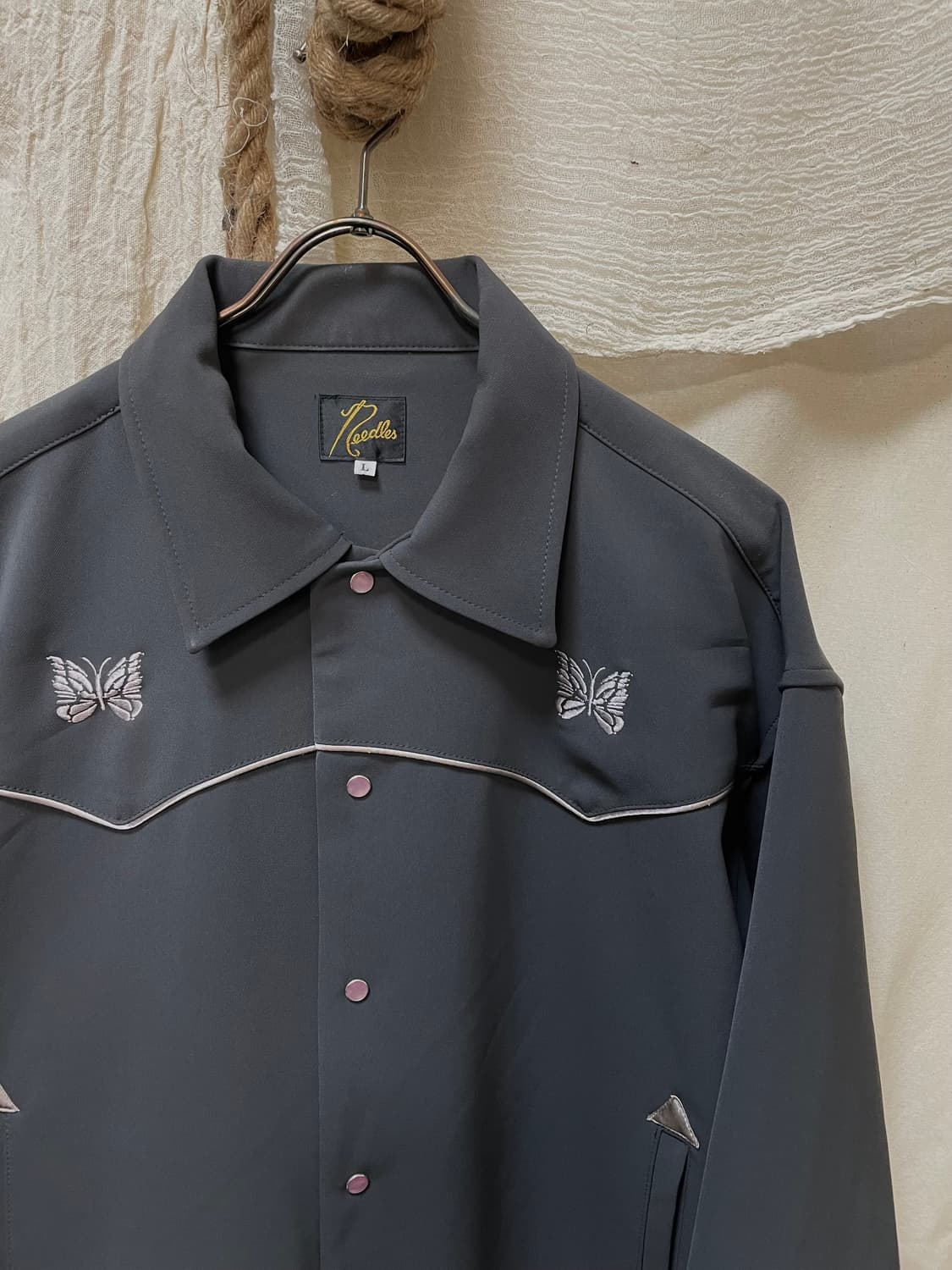 니들스 웨스턴카우보이파이핑 자켓 L 상품이미지2