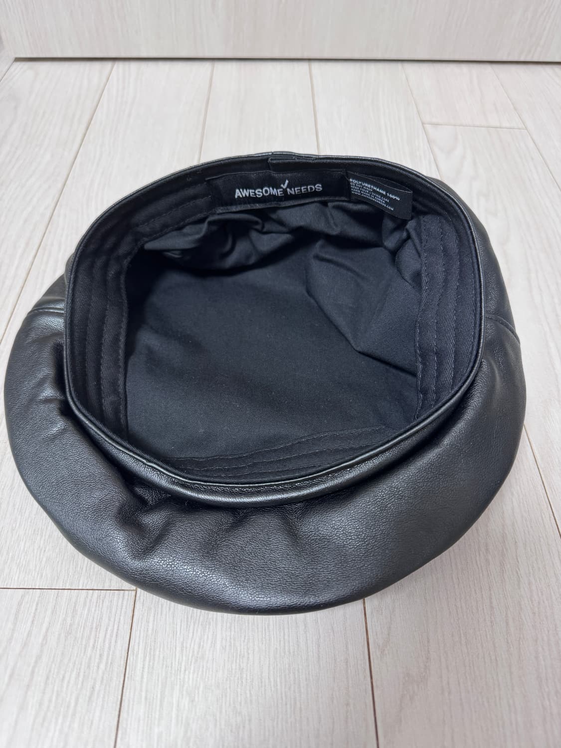 awesome needs 레더 베레모 판매합니다  상품이미지3