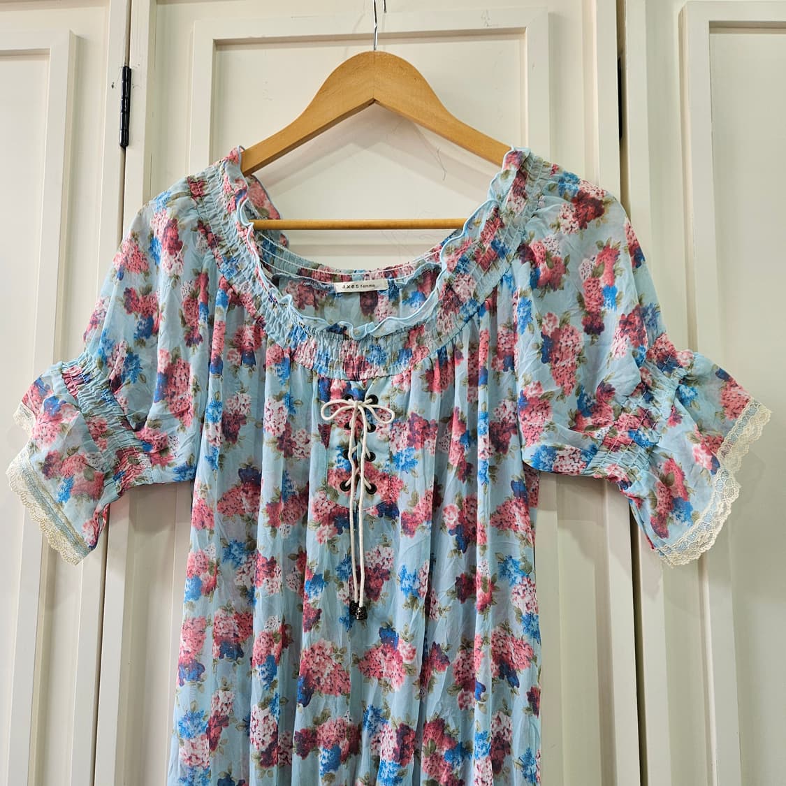 엑시즈팜 (axes femme)  플라워 티어드 원피스 상품이미지2