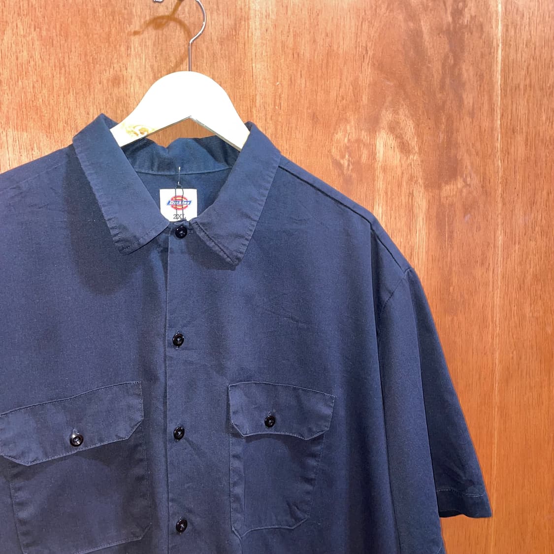(2XL) Dickies 디키즈 반팔 워크 셔츠 블랙 상품이미지2