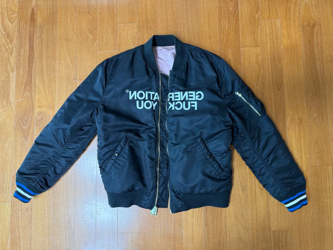 슈프림 x 언더커버 콜라보 MA-1 상품이미지1