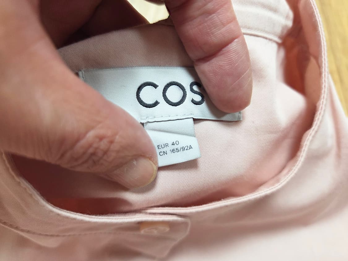 COS 오버사이즈 그랜대드 칼라 셔츠원피스 프리사이즈 상품이미지9