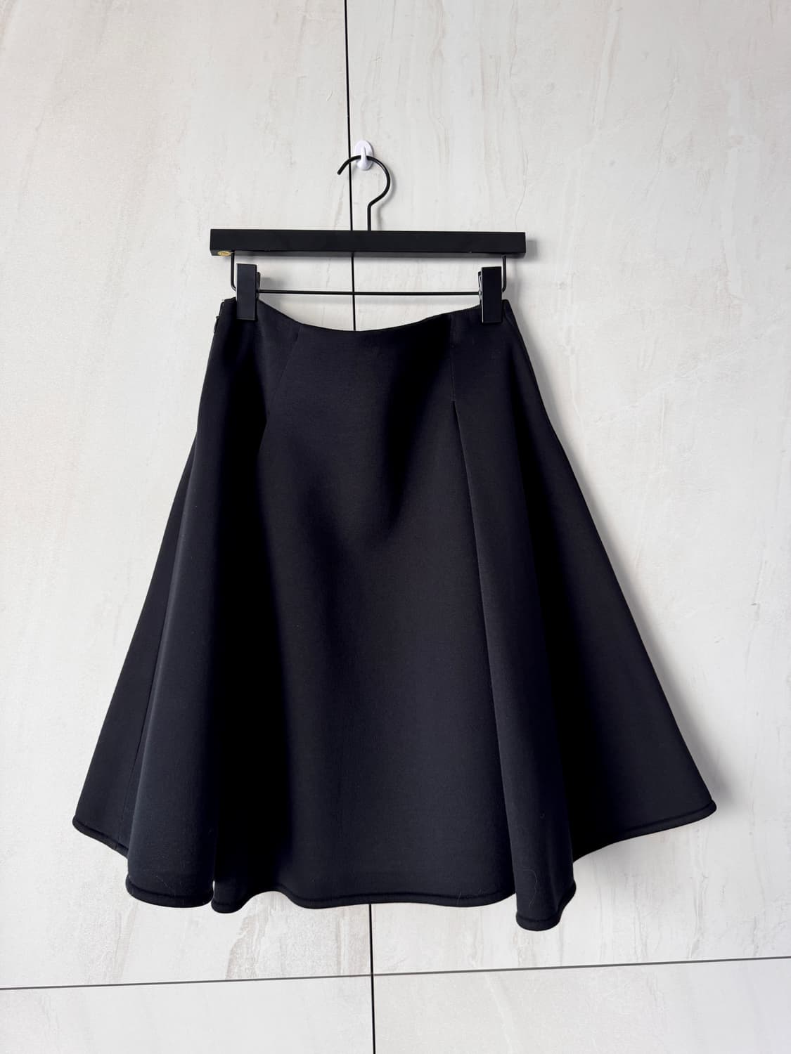 새상품 JIL SANDER질샌더블랙 플레어 스커트 36(55,66사이즈  상품이미지2
