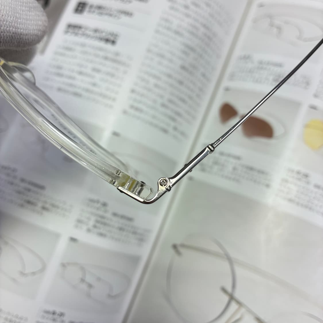 Robert Marc 로버트 마크 클리어 투명 뿔테 미국 안경 일본생산 상품이미지5