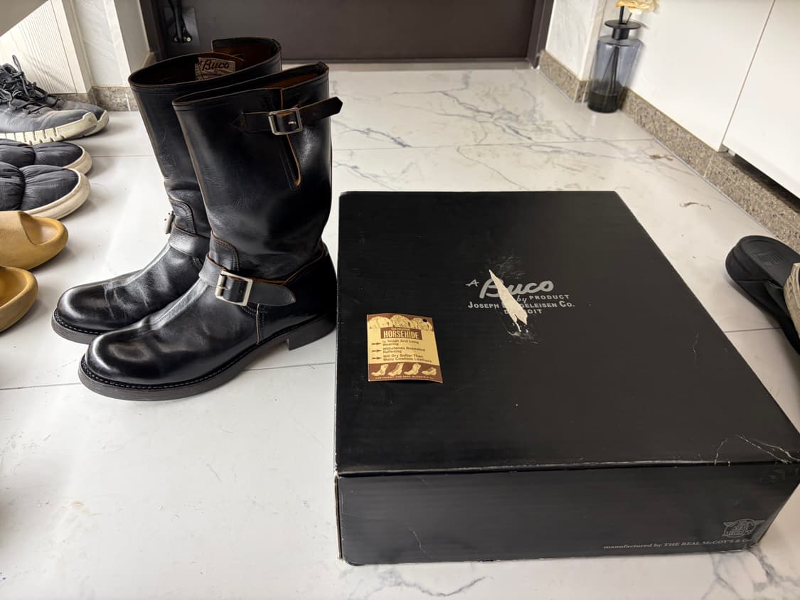 [9D, 270] BUCO 리얼맥코이 부코 뷰톡 엔지니어 부츠 프리휠러스 상품이미지1