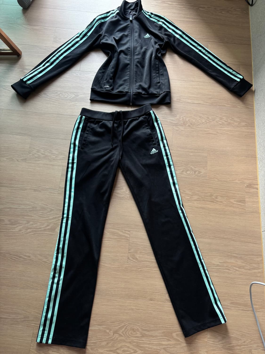 아디다스 민트블랙 져지/바지 셋업 90 상품이미지2