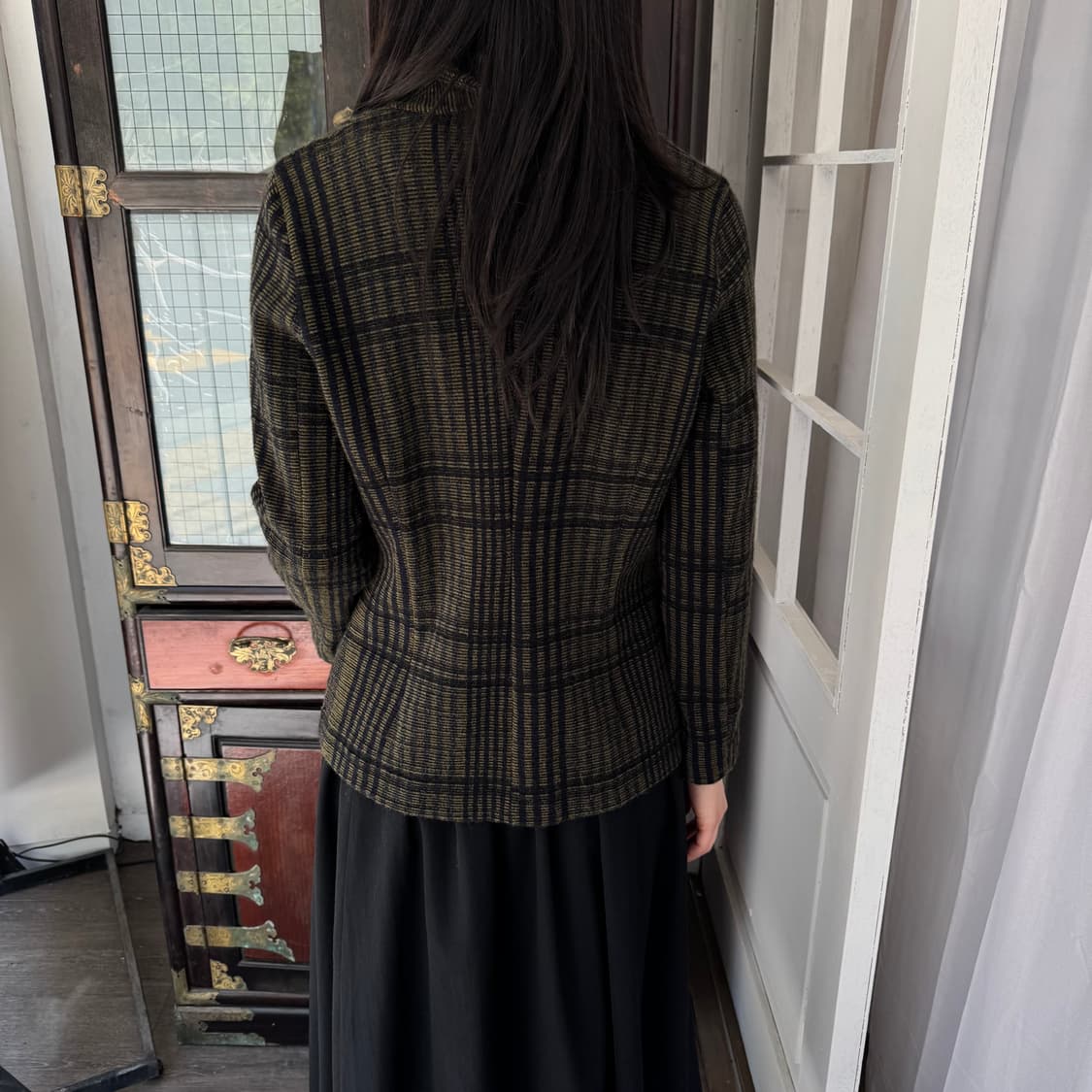트랜짓 알파카 져지 자켓 상품이미지3