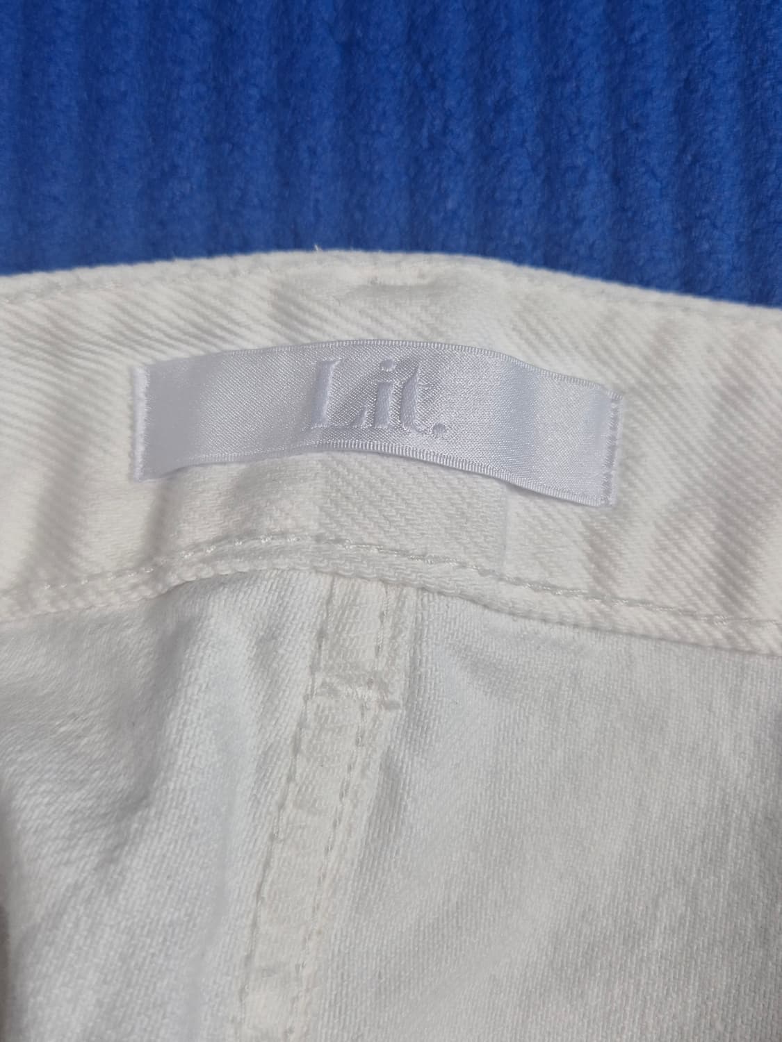 화이트 세미와이드 데님 30인치 (상태최상) 상품이미지9