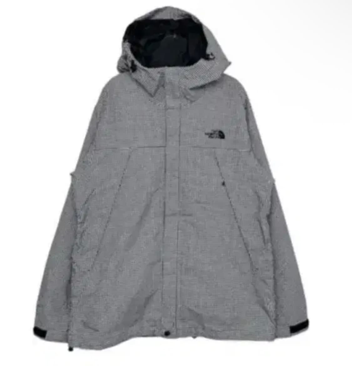 희귀 노스페이스 체크 바람막이 m 상품이미지1
