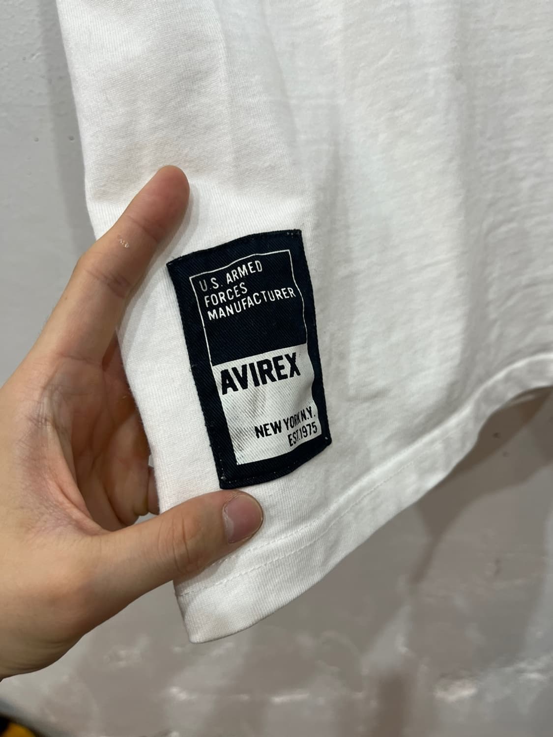 AVIREX 아비렉스 USA 헤비웨이트 반팔 티셔츠 상품이미지4
