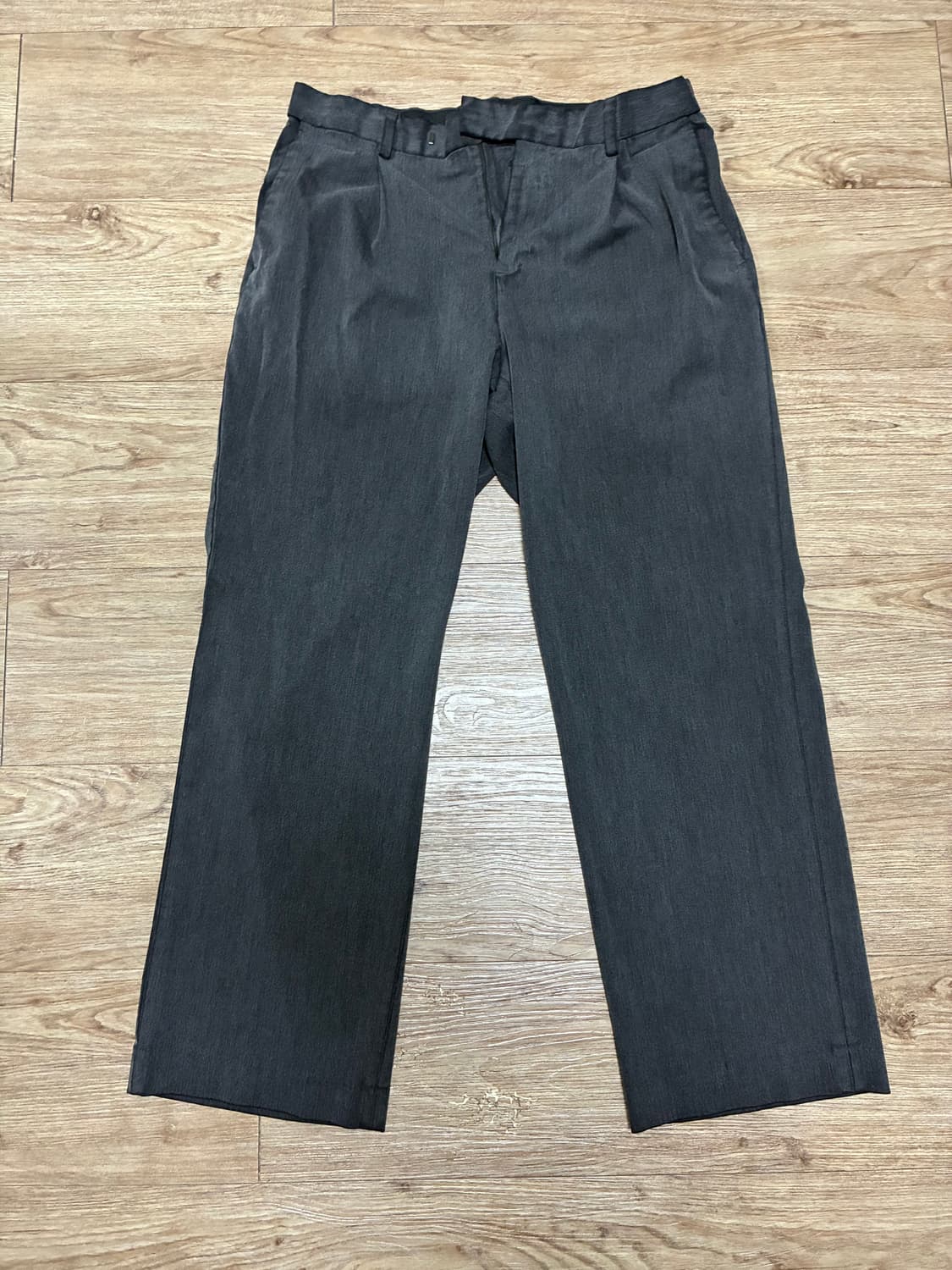 무신사 스탠다드 와이드 슬랙스 32사이즈 그레이 상품이미지1