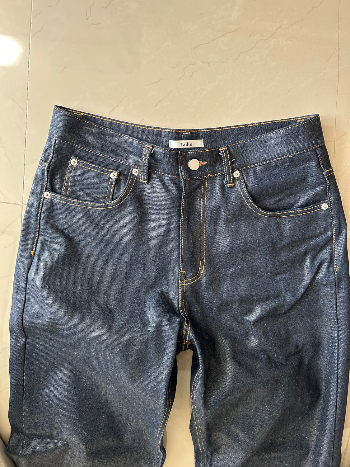 (3) 타일레 와이드 인디고 데님 상품이미지2