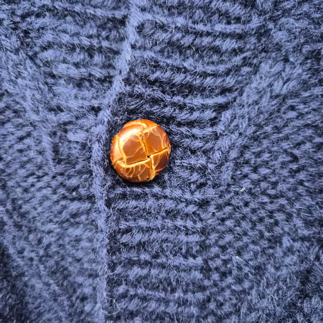 빔즈 네이비 케이블 니트 가디건 여성 L 상품이미지5