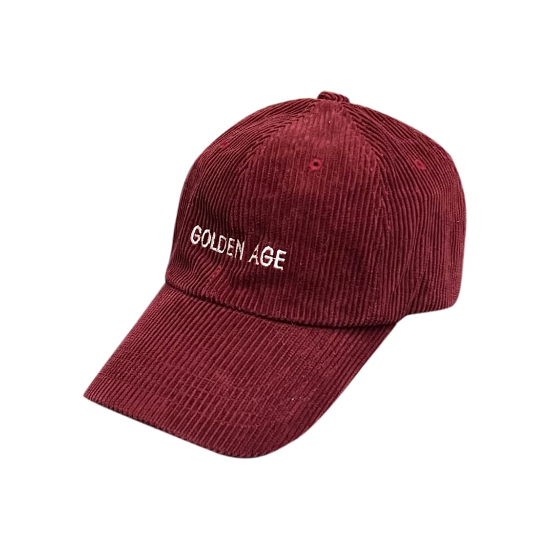 인사일런스 코듀로이 버건디 볼캡 모자 상품이미지1