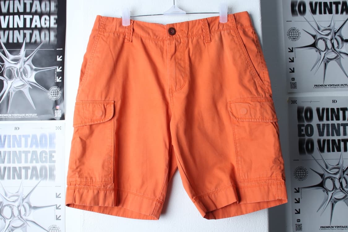 (L-XL) 타미힐피거 반바지 팬츠 작은얼룩 카고 오렌지 면-P9717 상품이미지2