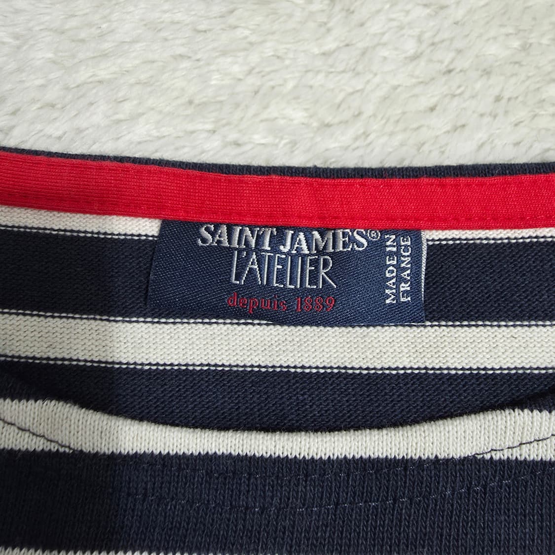 (SM)여성 세인트제임스 보자니 하트 엘보패치 티셔츠 상품이미지4