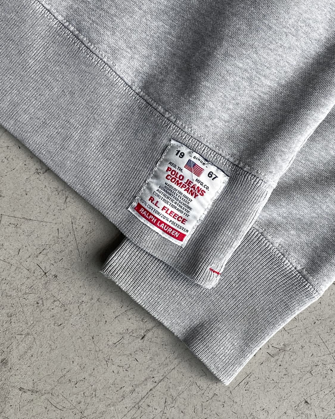 폴로 진스 컴퍼니 RL-67 아치로고 크루넥 스웻셔츠  상품이미지5