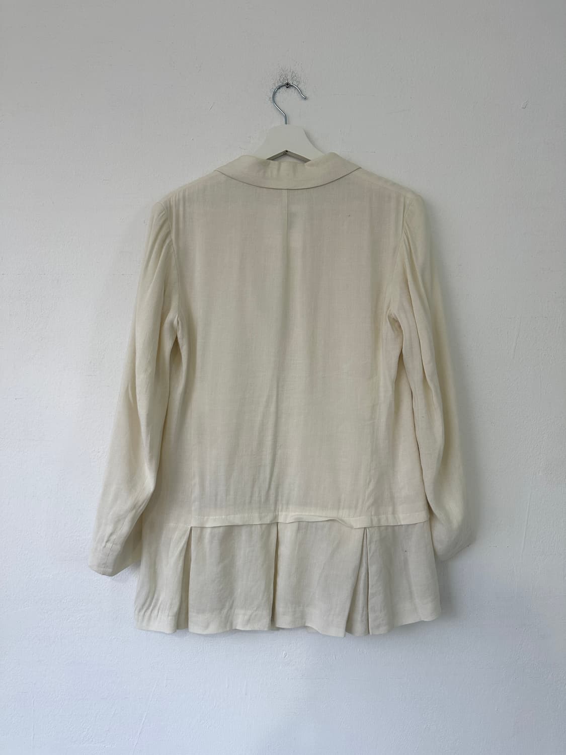 요지 야마모토 Y’s 비대칭 크림 블레이저 상품이미지6