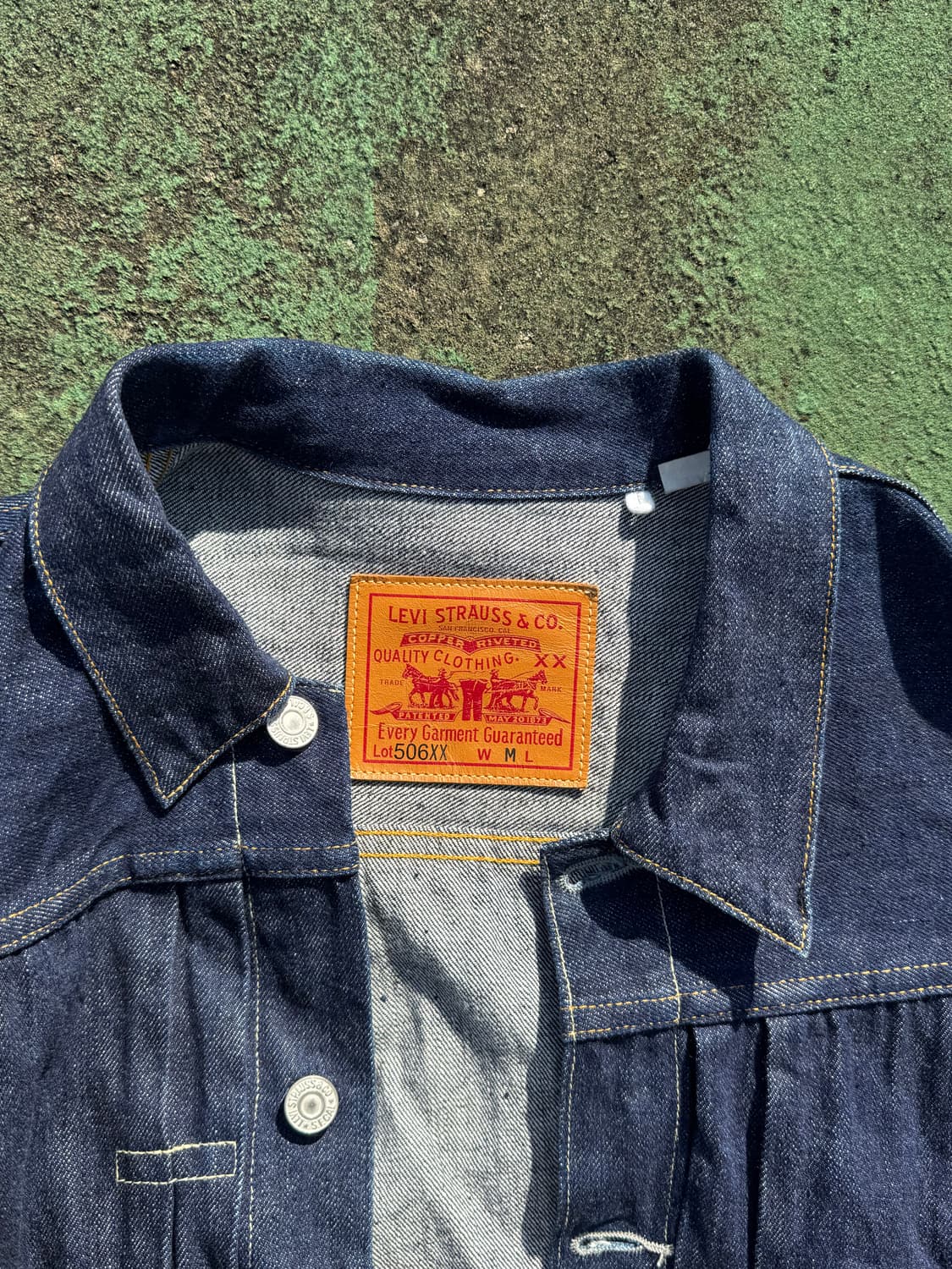 USA 리바이스 506XX 셀비지 데님자켓 M 상품이미지5