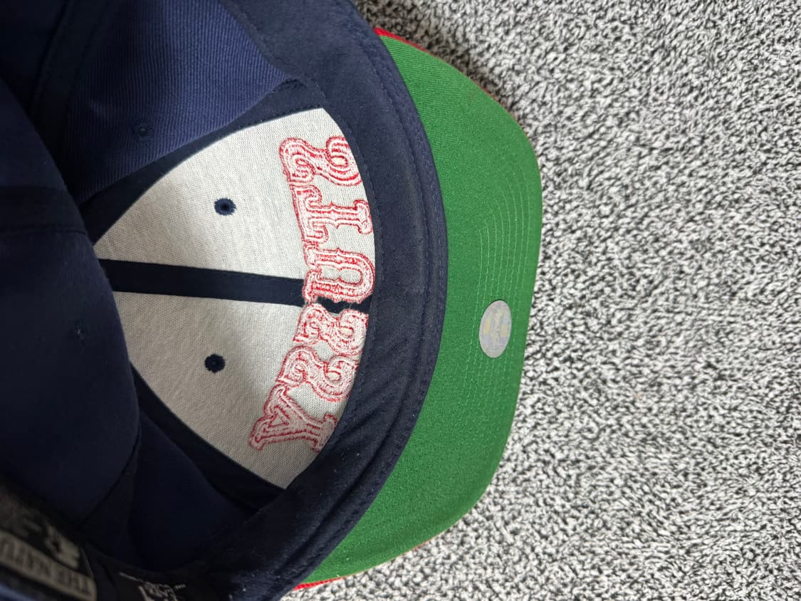 스투시X스타터 콜라보 빈티지 스냅백 모자 상품이미지8