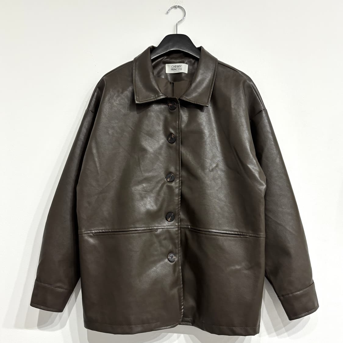 [새상품] 브라운 레더 가죽 블레이저 자켓 2디자인 상품이미지6