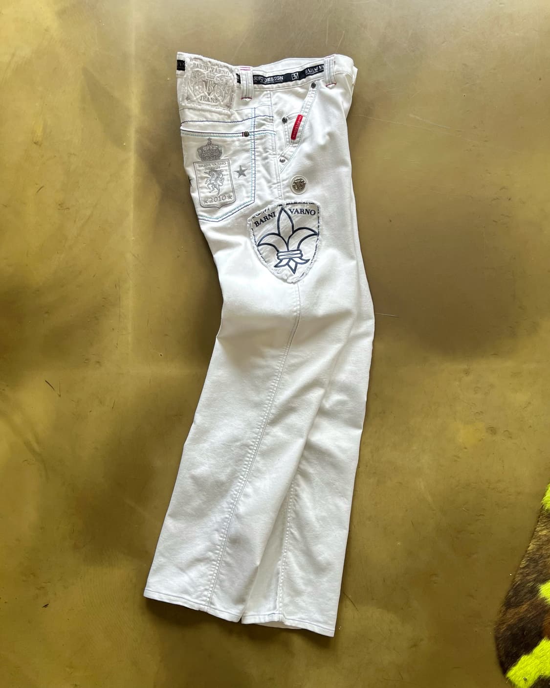 BARNI VARNO Japan 2010F/W White Pants 상품이미지3