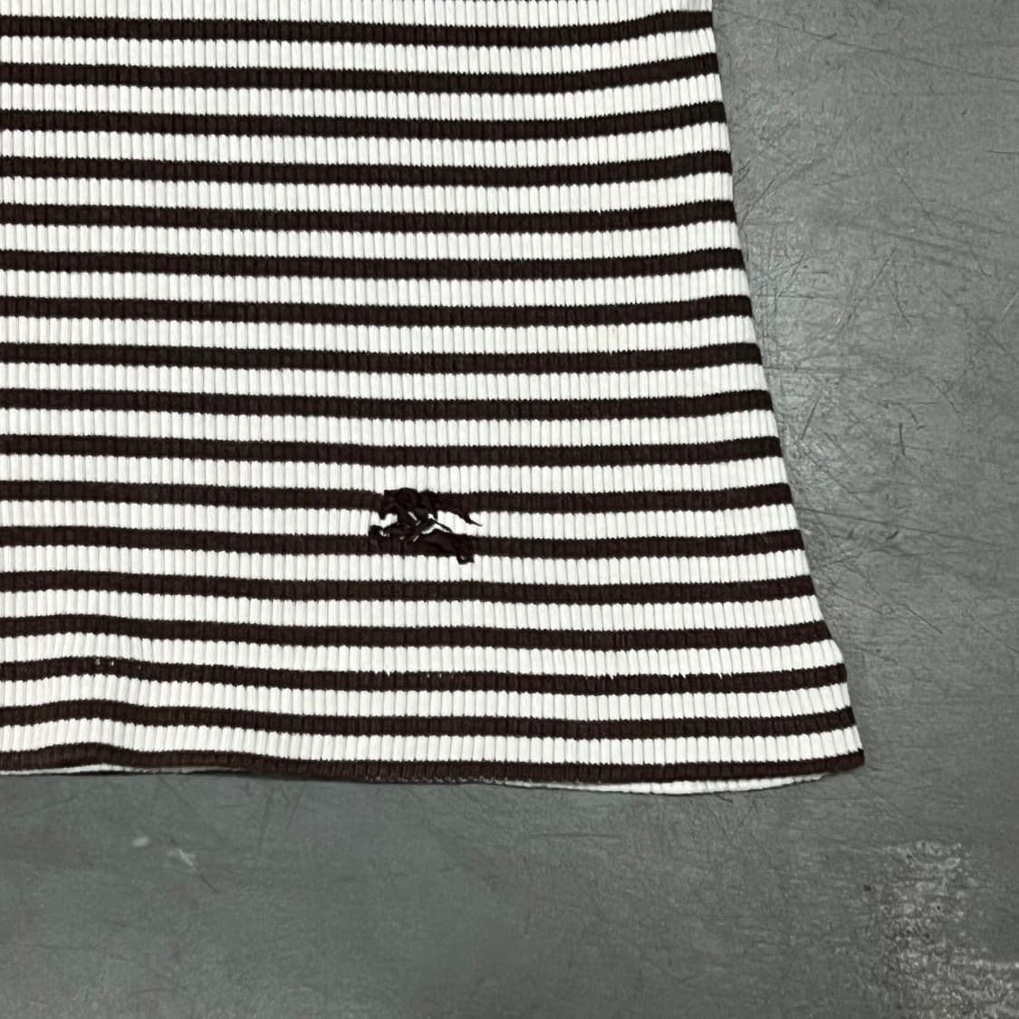  버버리 블루라벨 스트라이프 하프 니트 y16211 상품이미지4