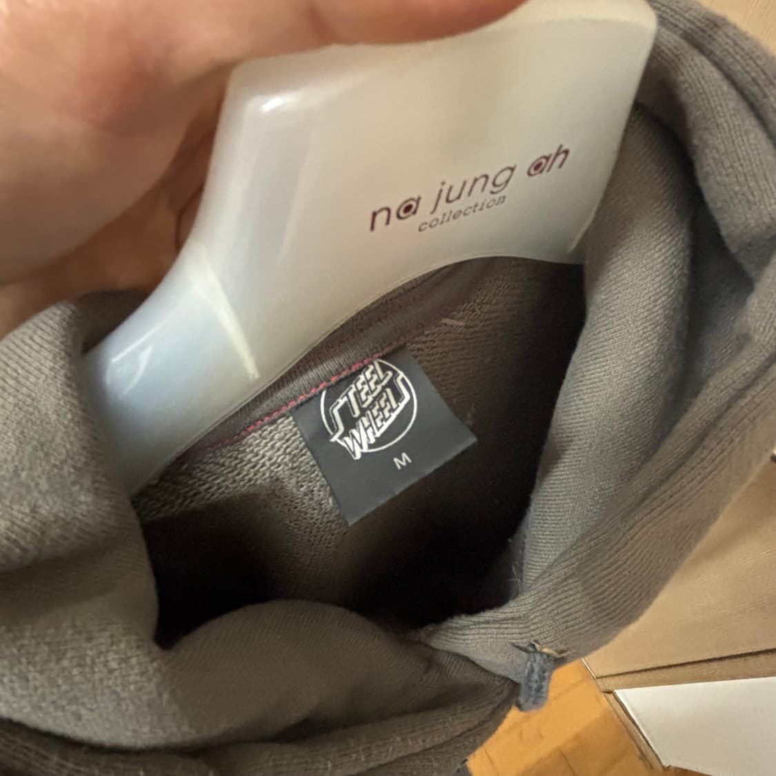 스틸휠즈 플레임 후드티 M 상품이미지4