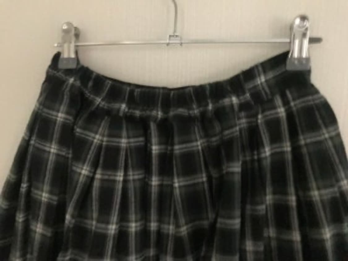빈티지 체크 스커트 vintage check skirt 상품이미지2