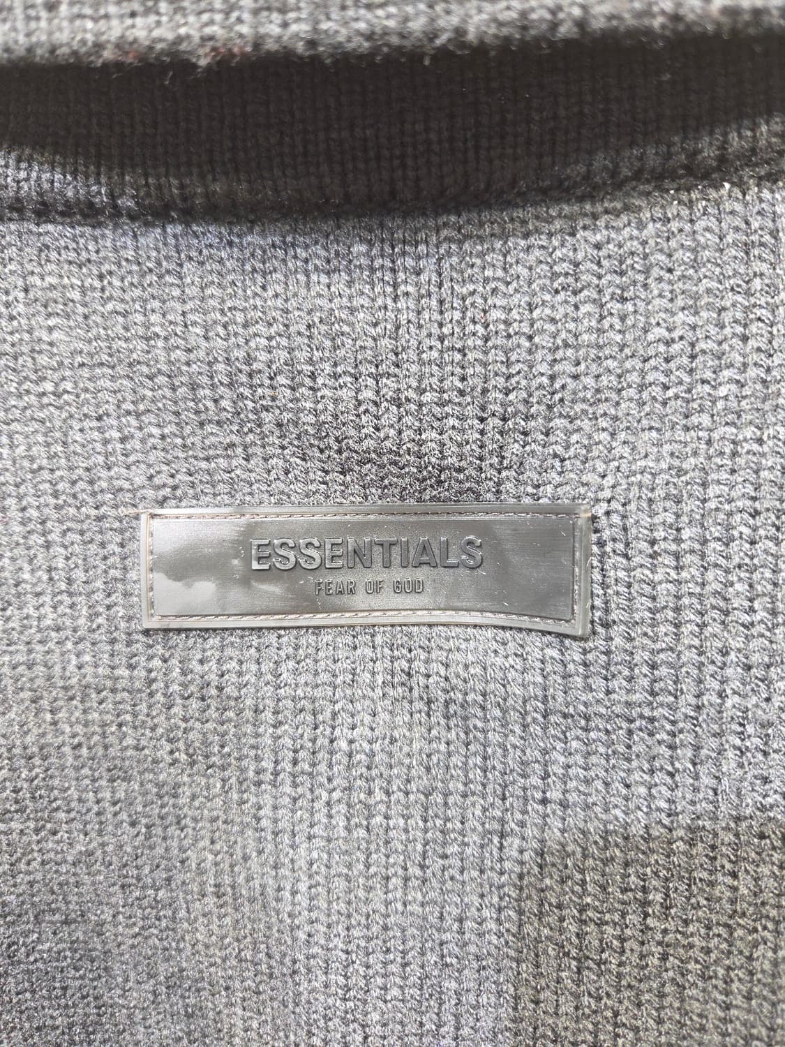 에센셜 피어오브갓 1977 니트 폴로 차콜 상품이미지7