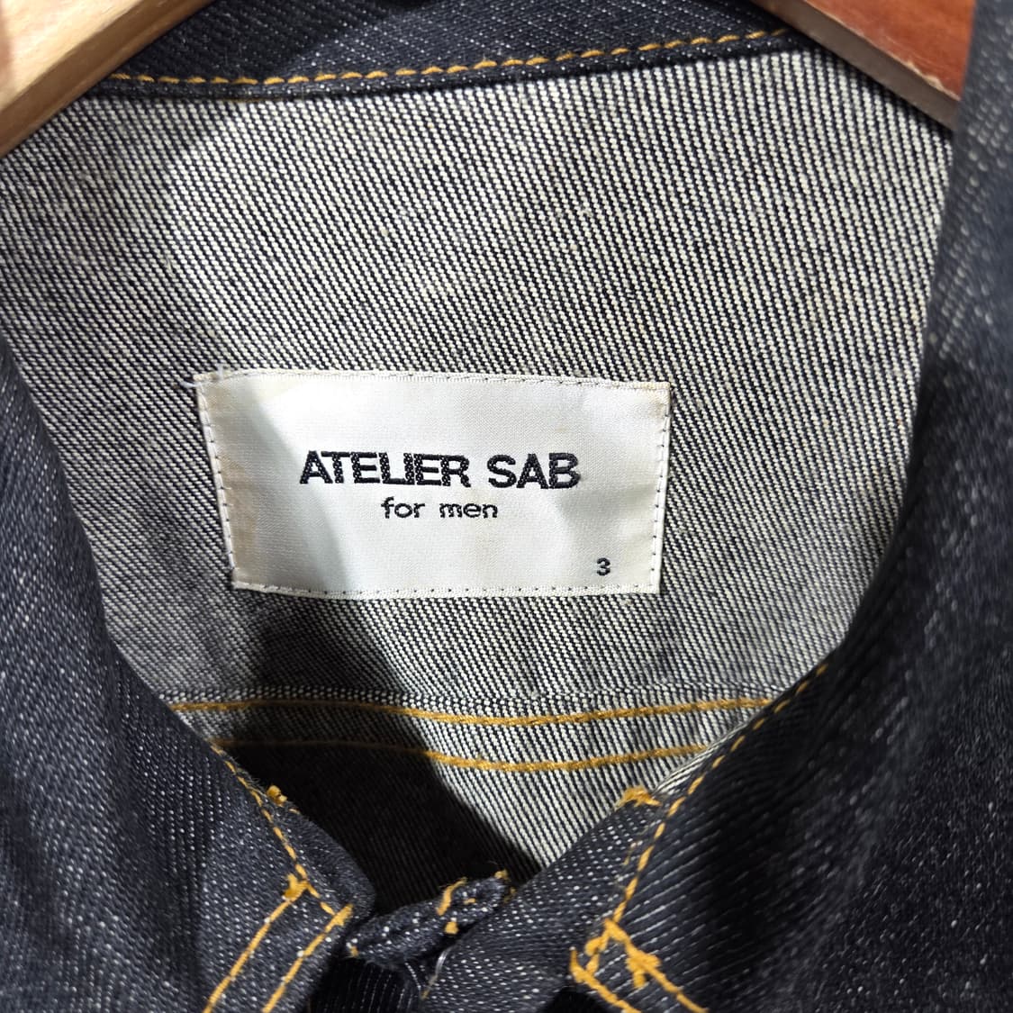 [ATELIER SAB] 아뜰리에 사브 스터드 디테일 데님자켓 상품이미지5