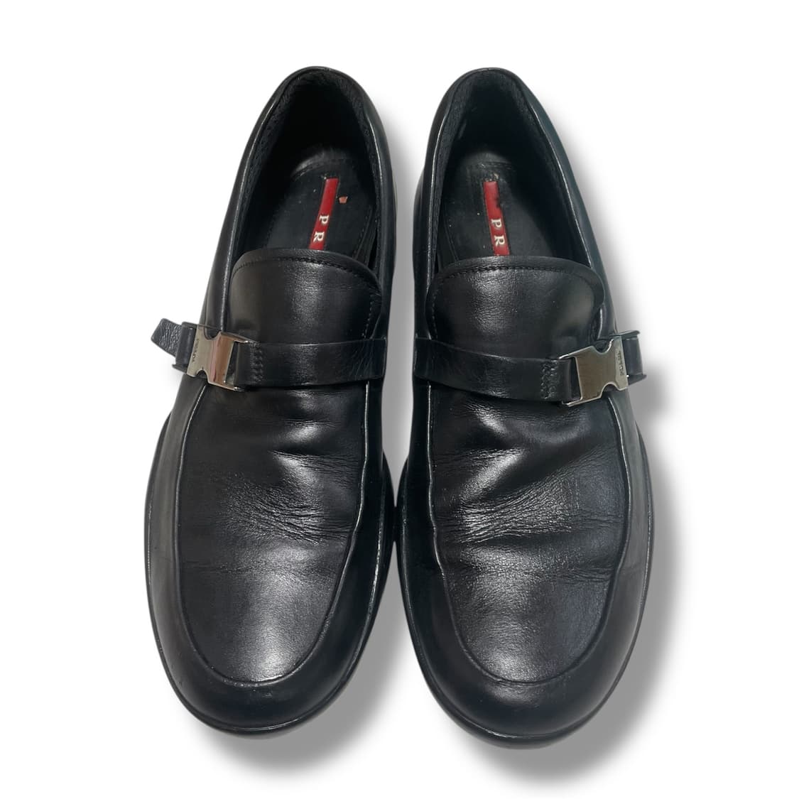265~270) 프라다 스포츠 버클 레더 로퍼 구두 상품이미지3