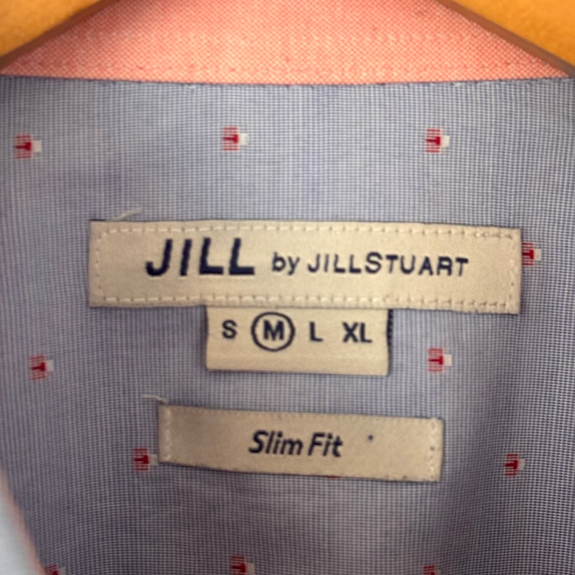 JILL 질스튜어트 슬림핏 M 셔츠 패턴 자수 명품 댄디 상품이미지3