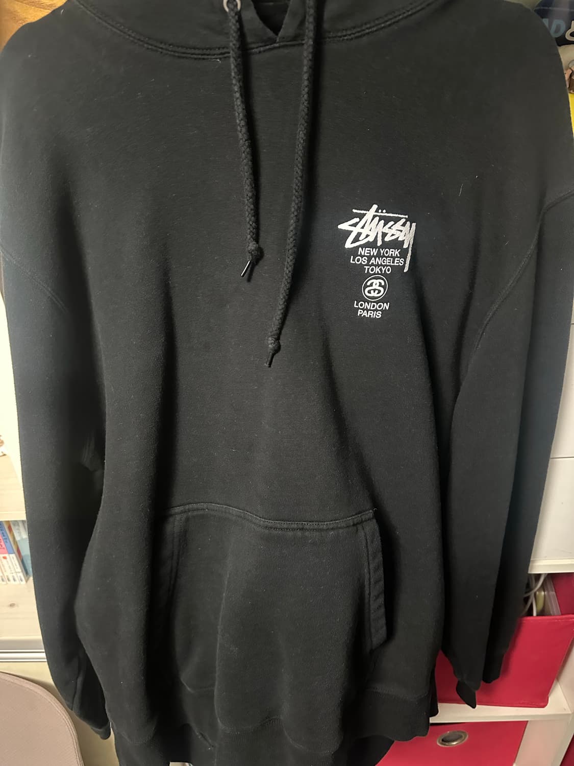 스투시 월드투어 후드티 xl 상품이미지1