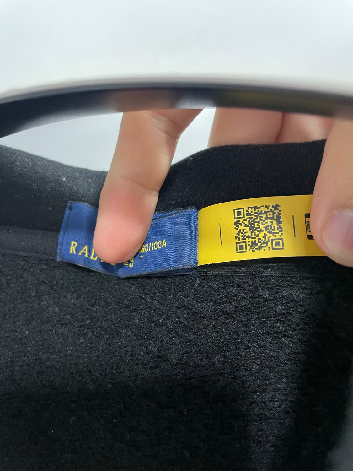 폴로 랄프로렌RL플리스 후드집업 L(QR정품) 상품이미지4