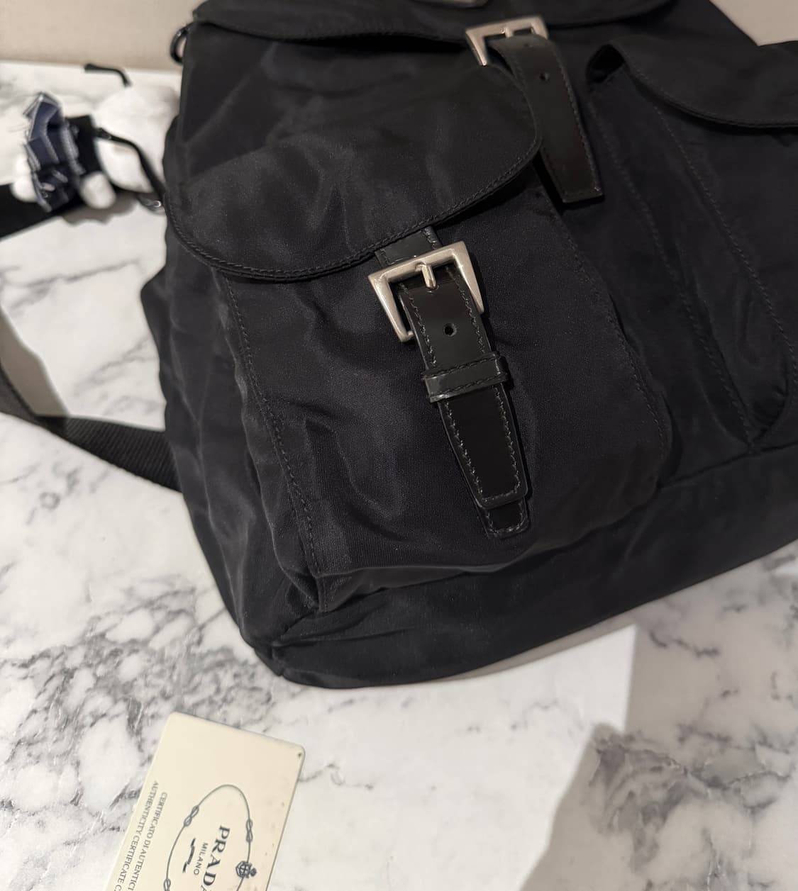 정품 프라다 백팩 미듐 사이즈  상품이미지6