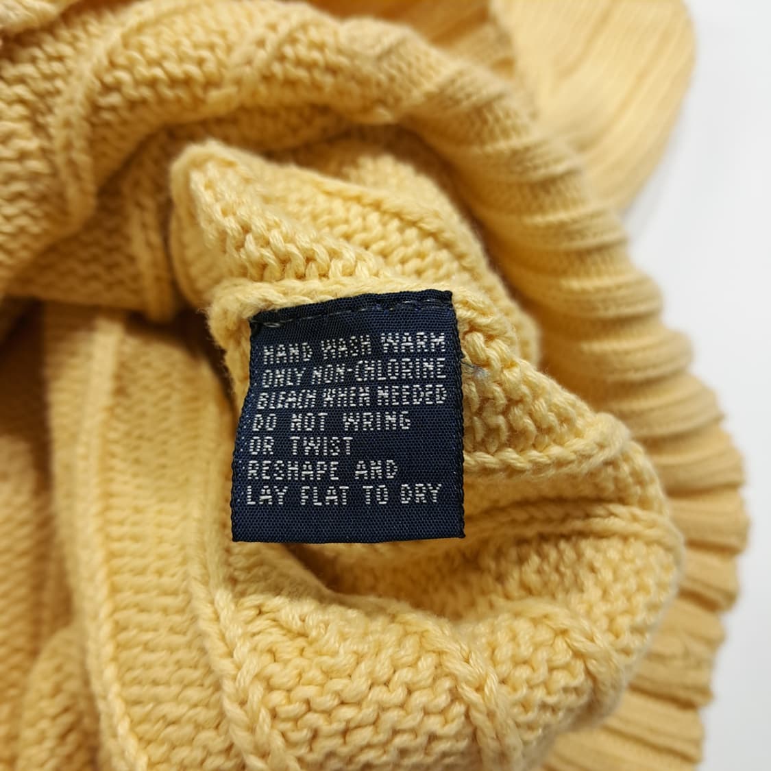 CL013 폴로 코튼 90s홍콩판 골프쉴드 옐로우 케이블 베스트 상품이미지5