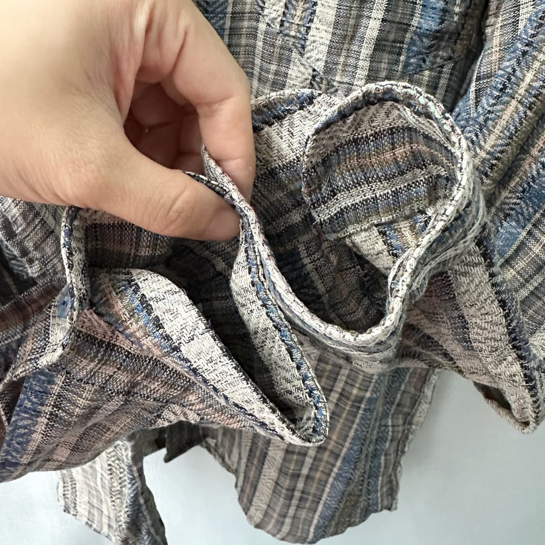 MISSONI 미쏘니 에스닉 스트라이프 자카드 린넨 셔츠 내추럴 50 상품이미지7