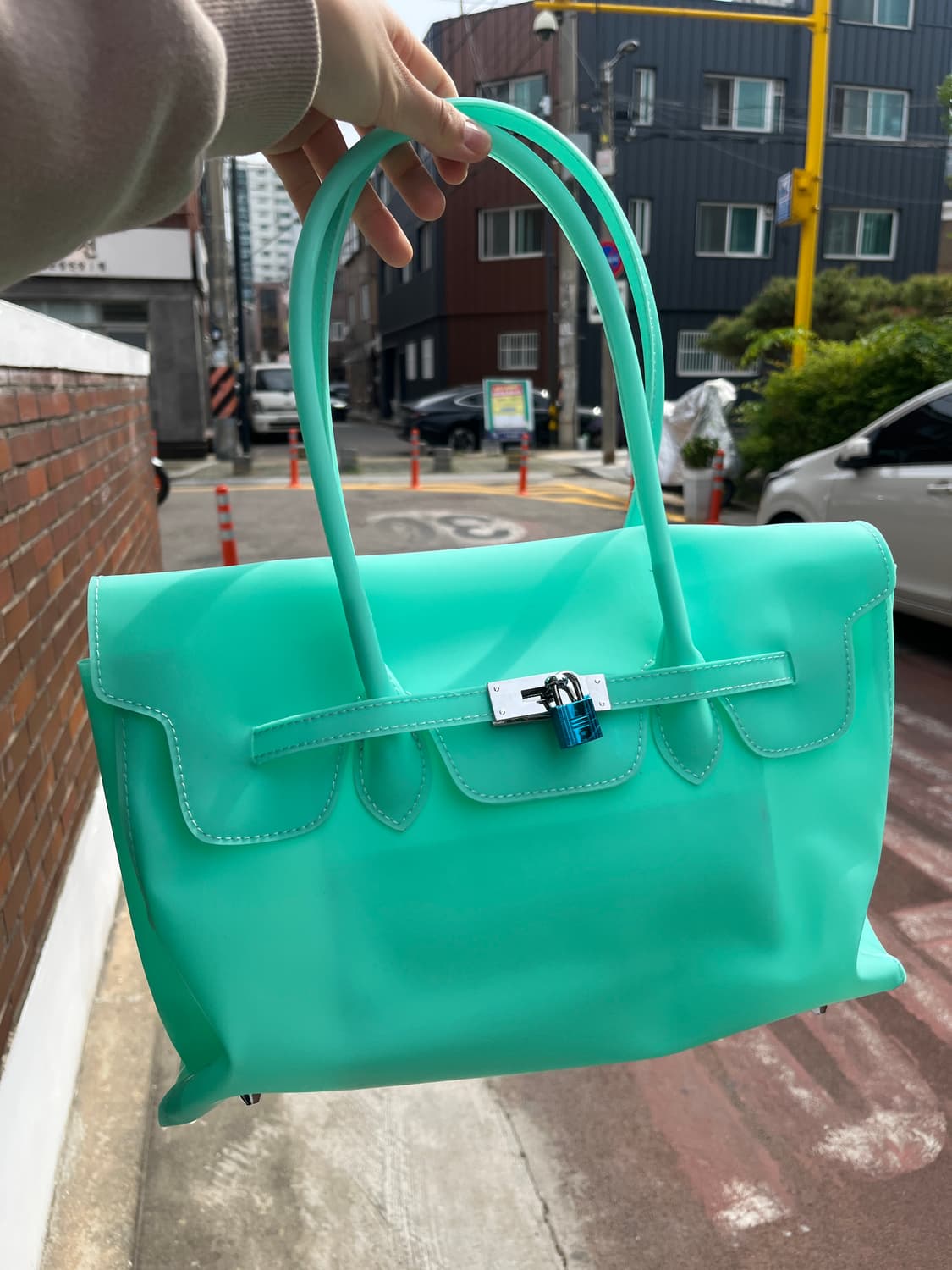 에메랄드 민트 젤리버킨 🧼 상품이미지5