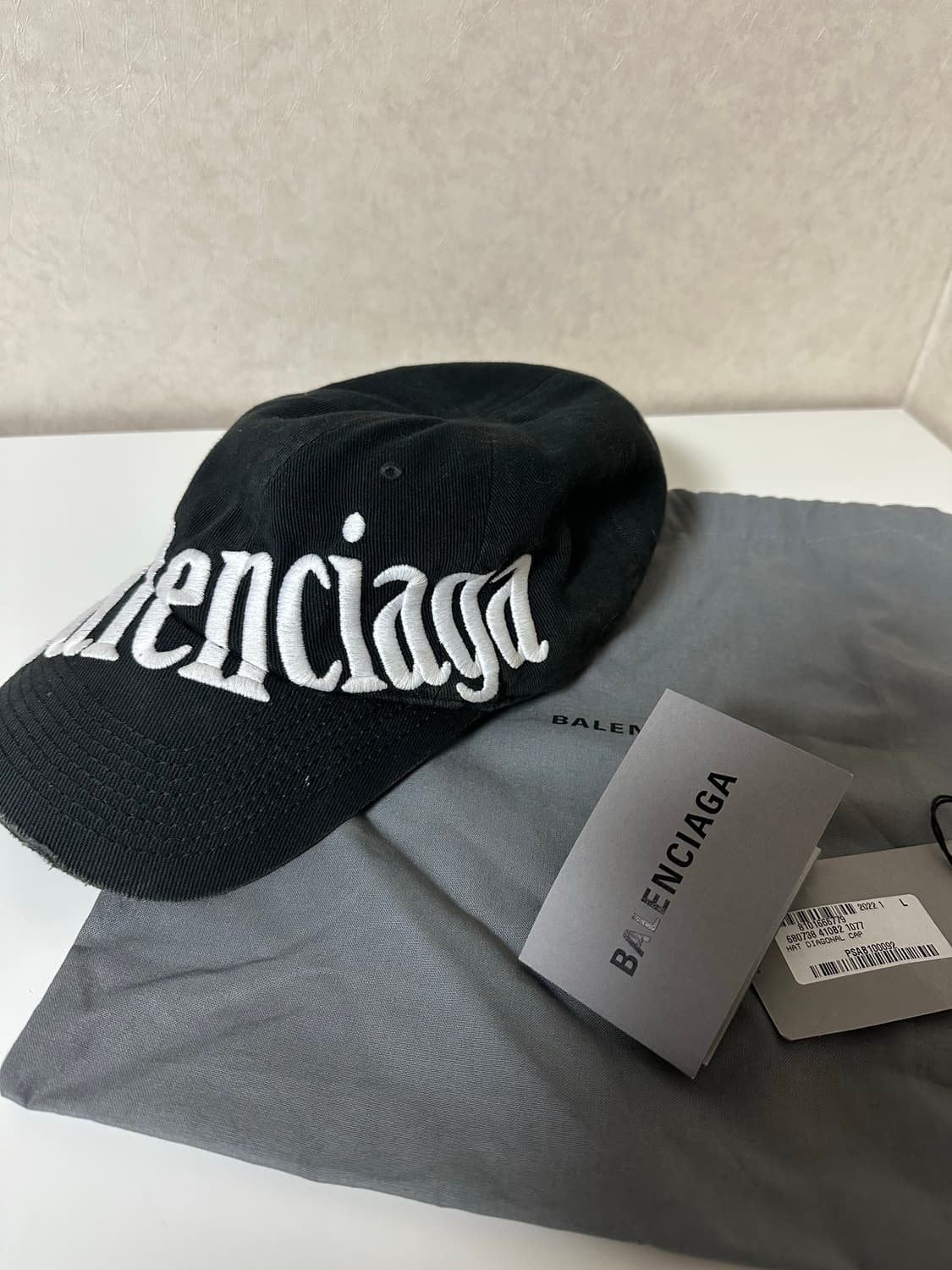 발렌시아가 다이에그널 볼캡 L사이즈 상품이미지1