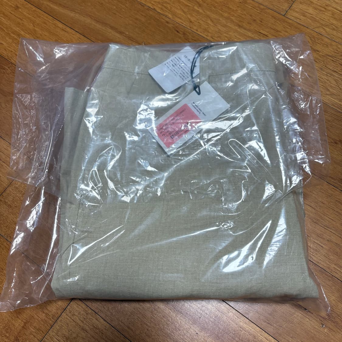 [3] 오라리 워시드 하드 트위스트 캔버스 팬츠 카키베이지 상품이미지1