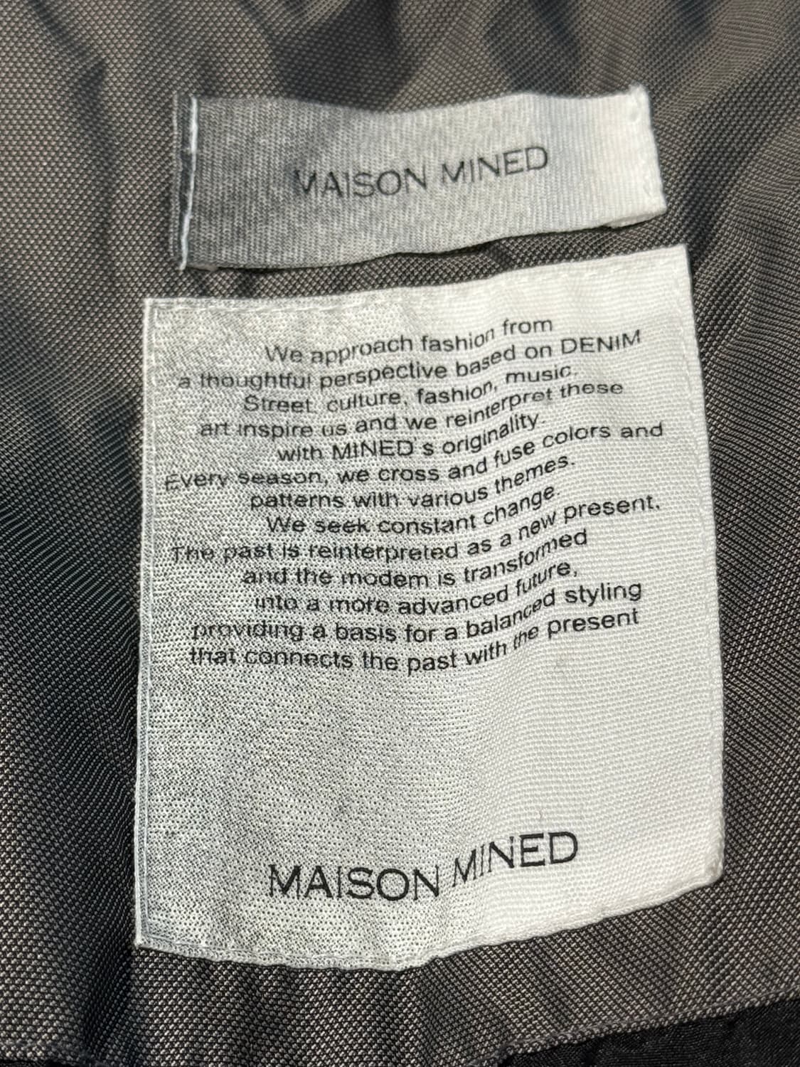 메종미네드 절개라인 구스다운 푸퍼 패딩 L 상품이미지5