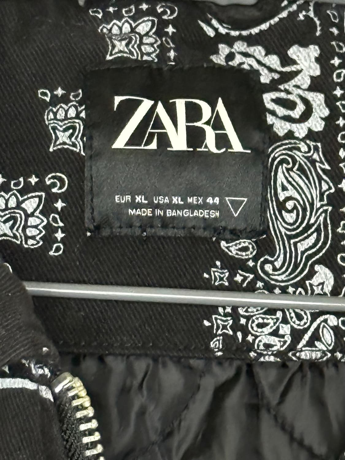 Zara AW22 paisley quilted jacket 상품이미지3